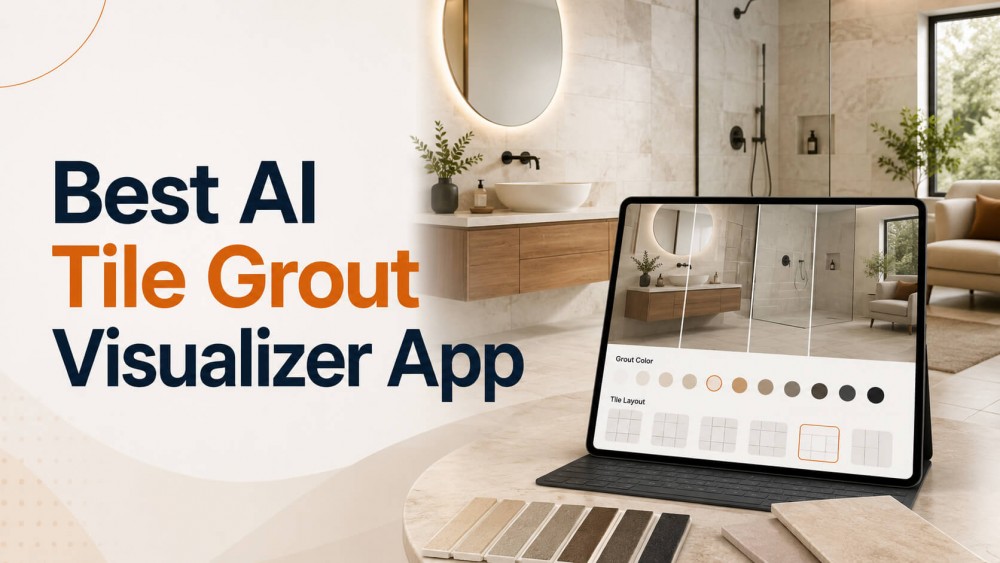 La migliore app per la visualizzazione delle fughe per piastrelle Ai