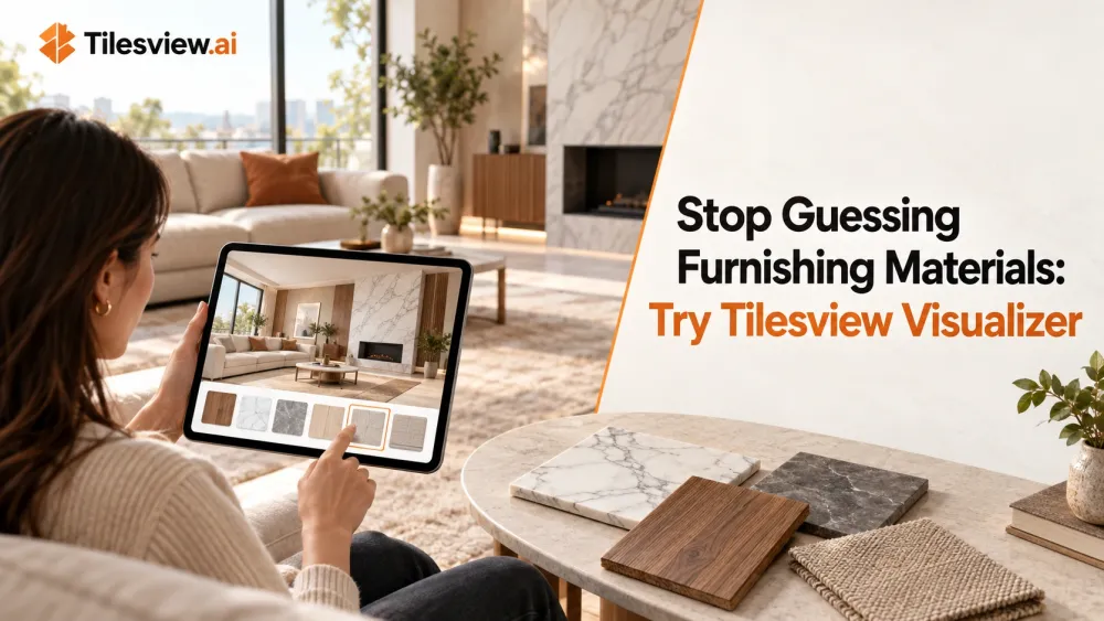 Smetti di indovinare i materiali d'arredo: prova Tilesview Visualizer
